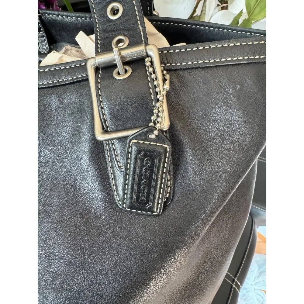 Coach 9573 black tote bag tote (300
